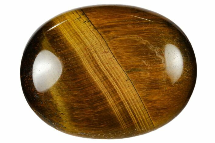 1.7" Polished Tiger's Eye Pocket Stone  - Photo 1